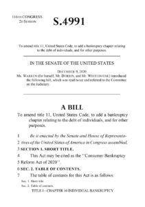 Bankruptcy Bill